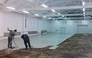 Ремонт бетонного пола на складе